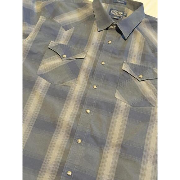 Pendleton Other - Pendleton Frontier Shirt Western Pearl Snap Men’s XXL Neutral Beige Plaid